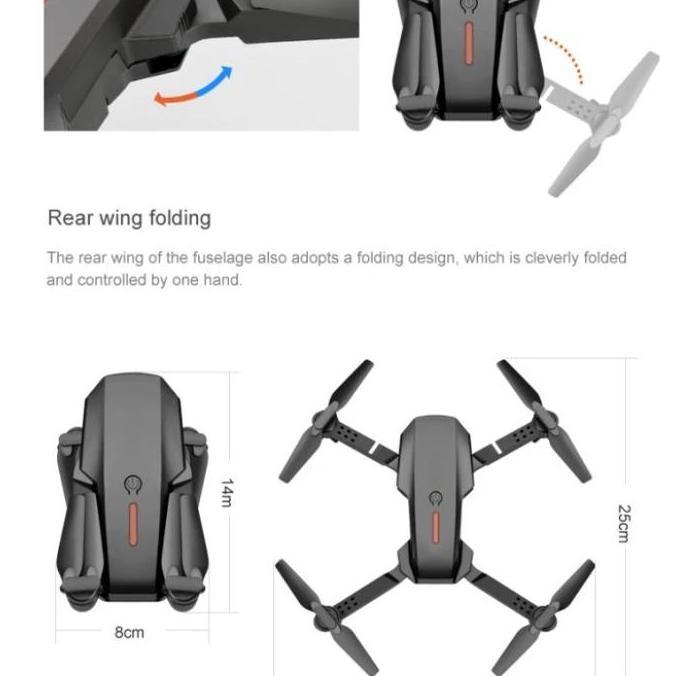 Promo Drone Mini E88 Camera Drone Mainan Anak Cod
