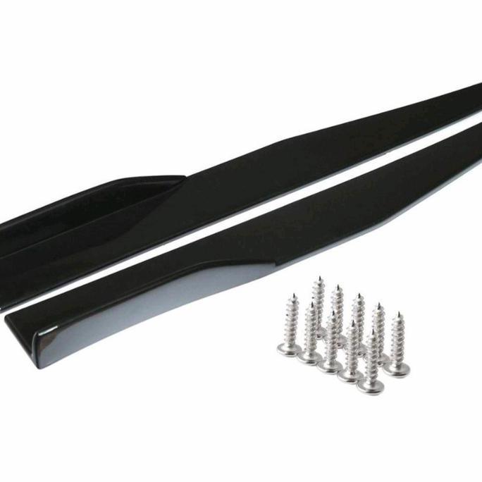 paket lips Winglet depan dan sideskirt Samping Etios Valco Plastik