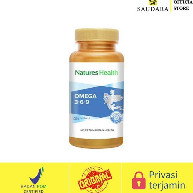 NATURE'S HEALTH OMEGA 3-6-9 45'S