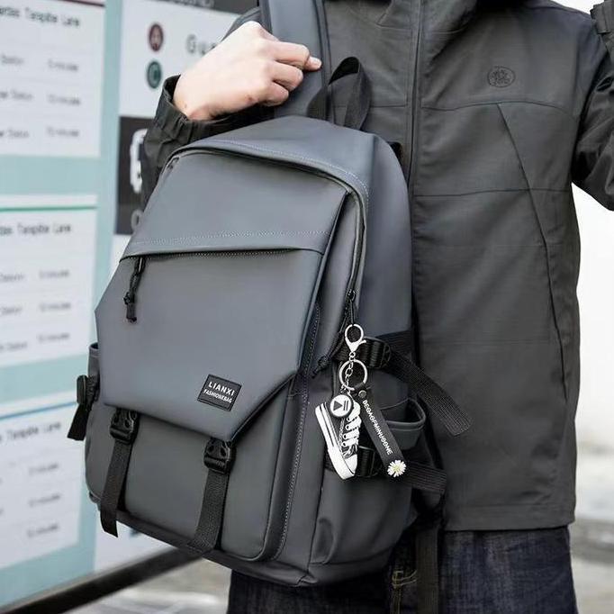 Younew- Holo Tas Ransel Cowok Tas Sekolah Tas Traveling Kuat Backpack Tas Kuliah Pria Terproof