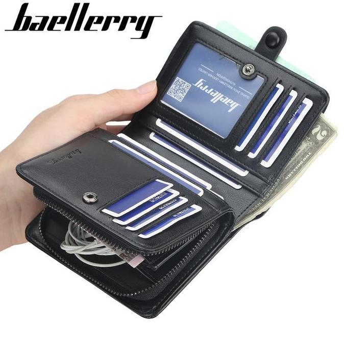 Younew- Dompet Pendek Pria Kulit Baellerry D9153