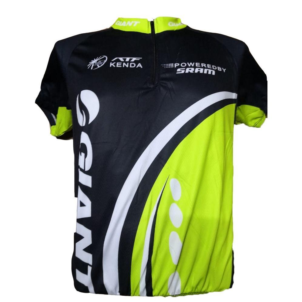 BESTPROMO Jersey Sepeda GIANT Road Bike Kaos Sepeda Baju Gowes Lengan Pendek