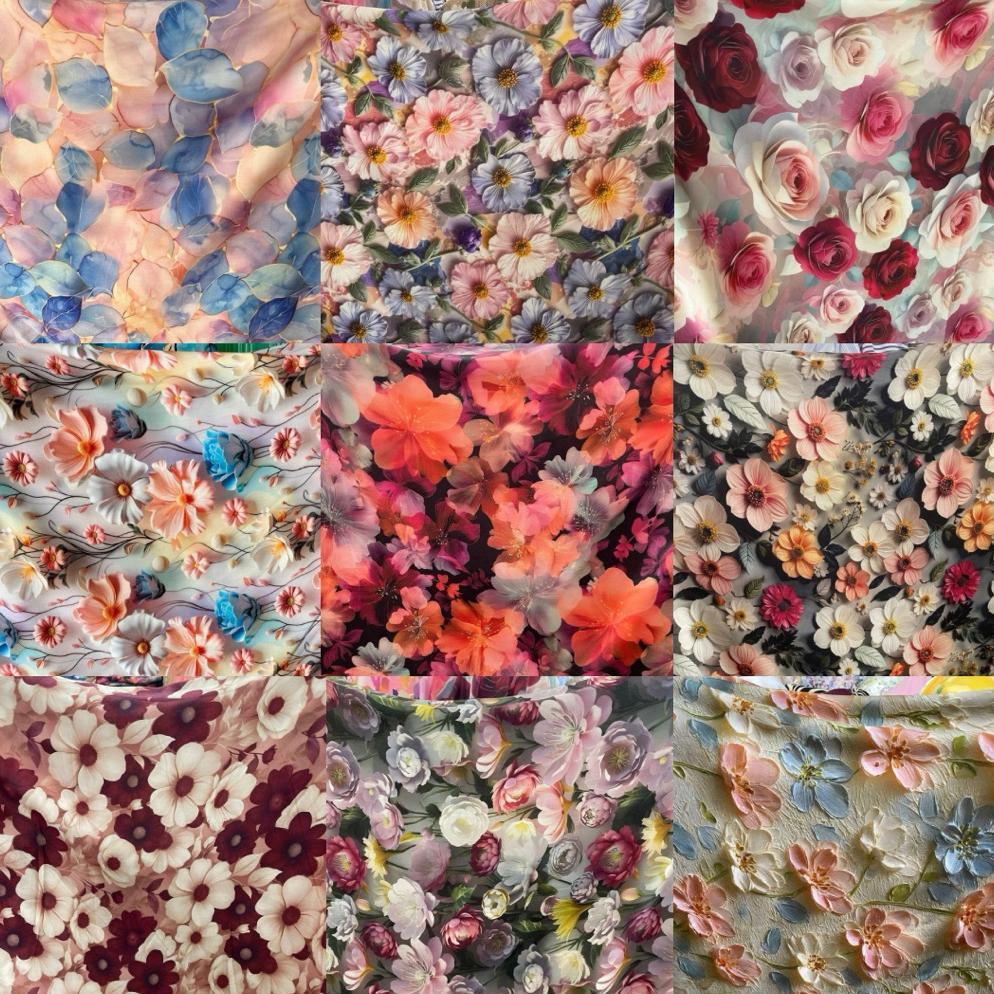 AYYS - Kain Katun Rayon Motif Katun rayon Rayon Motif Katun Rayon Kain Gamis Daster Kemeja Pajamas M