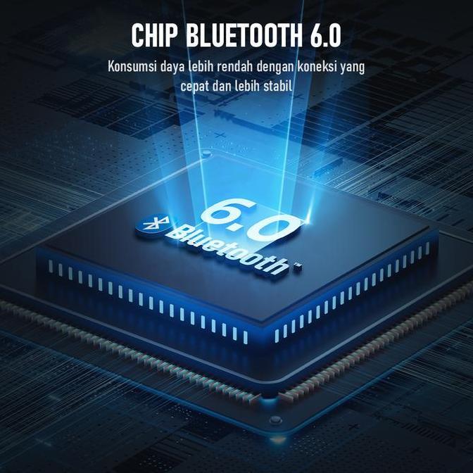 Voce- Paket Bundling Robot Tws Earphone T50S Dan Case T50S Wireless Headset Bluetooth 6.0 Earbuds Ip