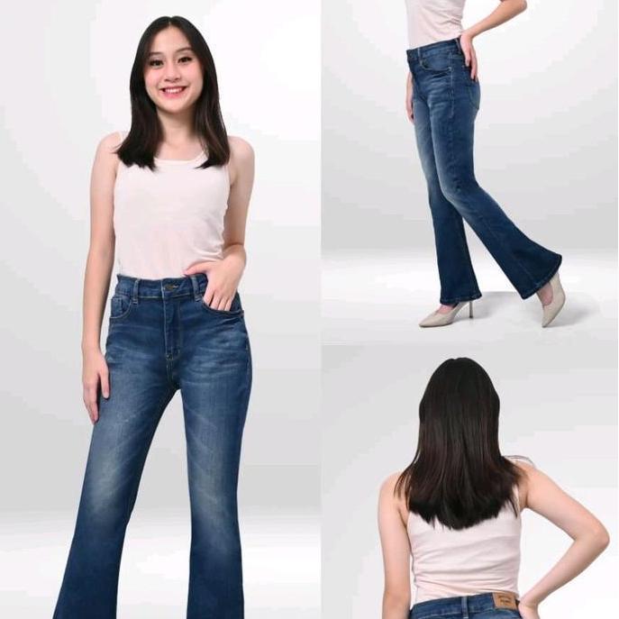 FELINO JEANS | CELANA PANJANG CUTBRAY | CELANA FELINO | MEDIUM GREEN WHISKER | 28 29 30