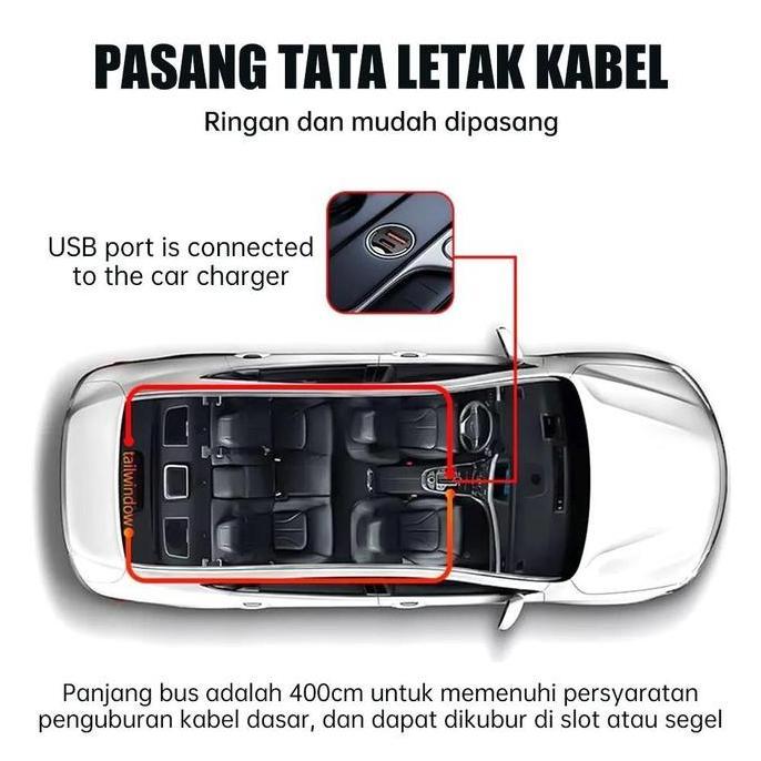 Promo Devil Eyes Besar 30X12 Led 11Modes Lampu Usb Flash Mata Kedipdemon Rgb Car Motor Kaca Kabel Mo