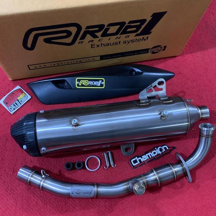Knalpot ROB1 Racing BORE UP 180cc - 250cc Cup V All New Aerox 155