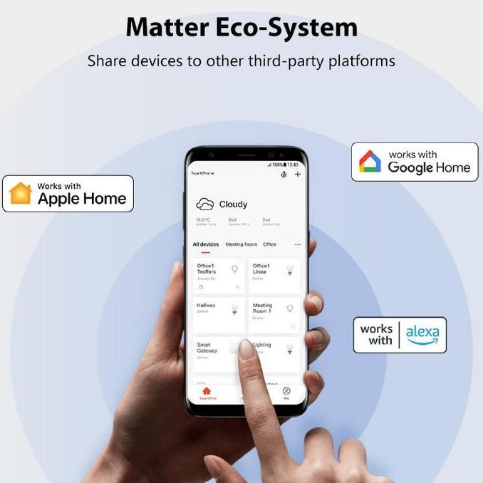 Fastx- Amc Matter Eu Smart Plug Apple Homekit Colokan Stop Wireless