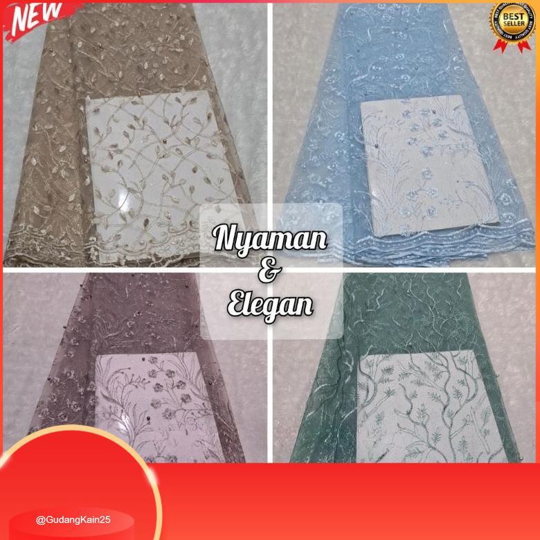 AYYS - Kain Brokat Meteran Kain Brokat Kain Tile Meteran Kain Tile Bridesmaid Kain Brukat