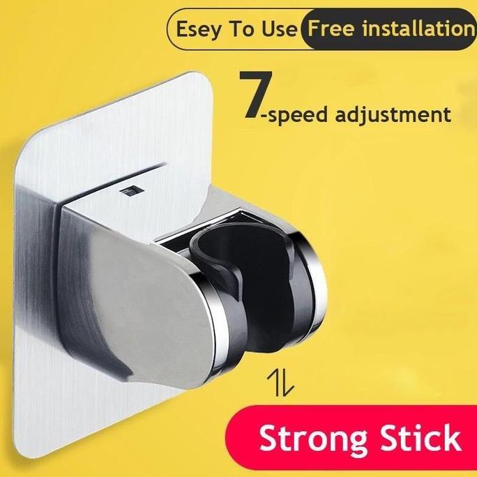 Gleiten- Holder Hanger Tempel Dudukan Bracket Gantungan Kepala Head Jet Bidet Shower Kamar Mandi Toi