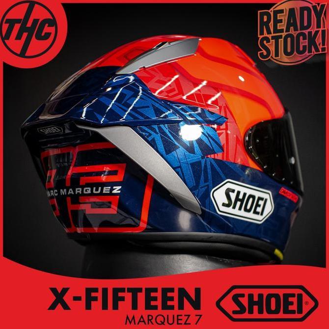 TERLARIS!! SHOEI X15 MARC MARQUEZ 7 X-FIFTEEN FULL FACE HELM X 15 MM93 ORINAL PREMIUM HELMET