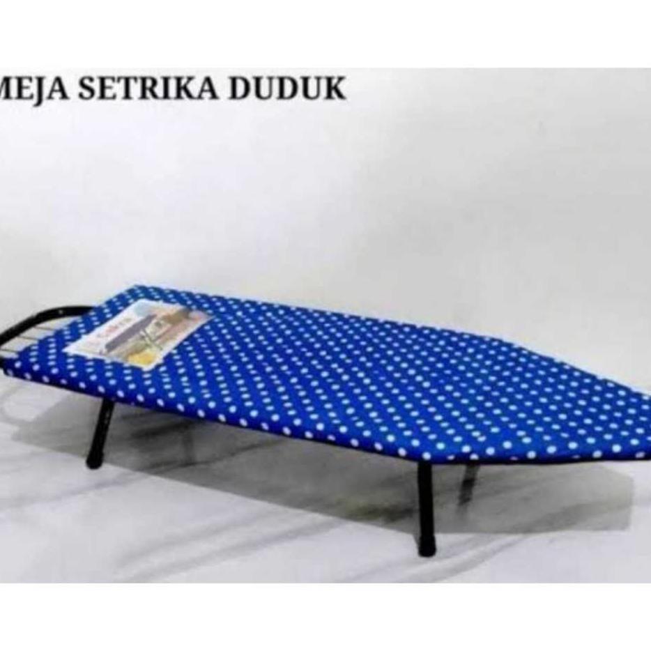 Jual Meja Setrika Pendek Panjang Duduk Berdiri Polkadot Motif Bunga Polos Produk Asli Indonesia Kuat
