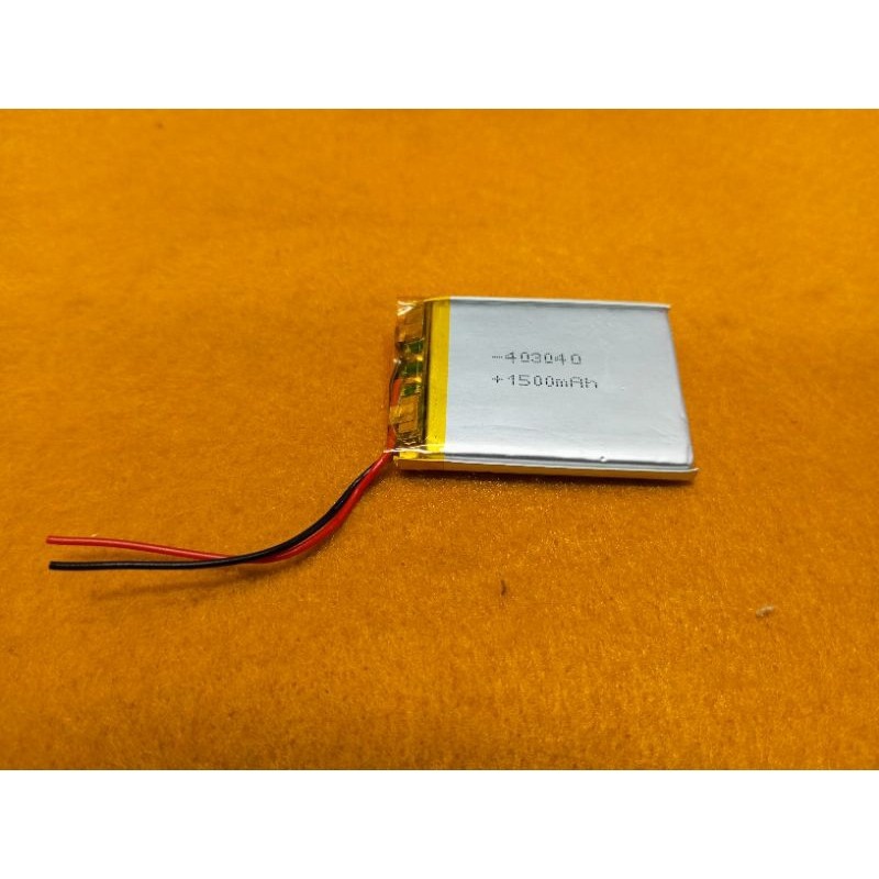 Baterai Lithium-Ion Polymer Lipo 3,7V 1500Mah 403040