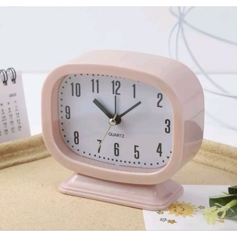 Jam Weker Jam Meja Alram Aesthetic Dekorasi Meja Kantor Dan Kamar