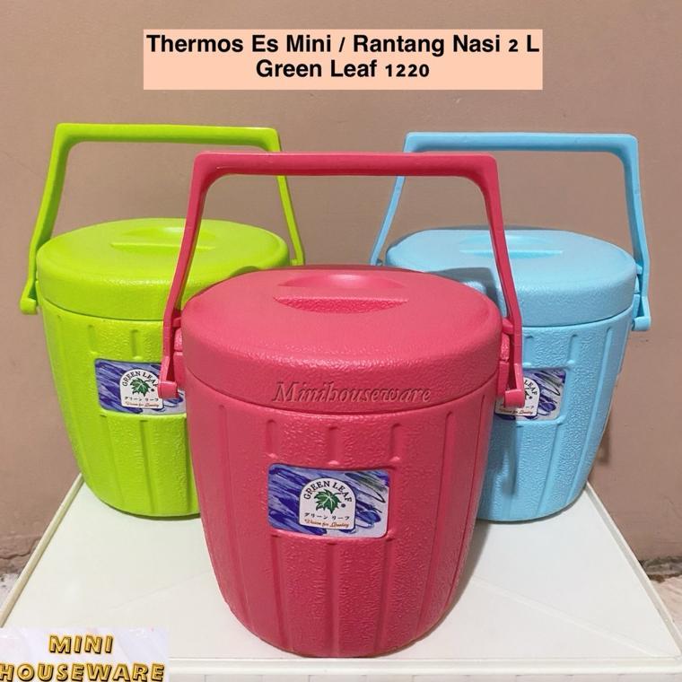 Thermos Nasi Mini 1.3 Liter / Thermos Es Batu Mini Green Leaf 1220