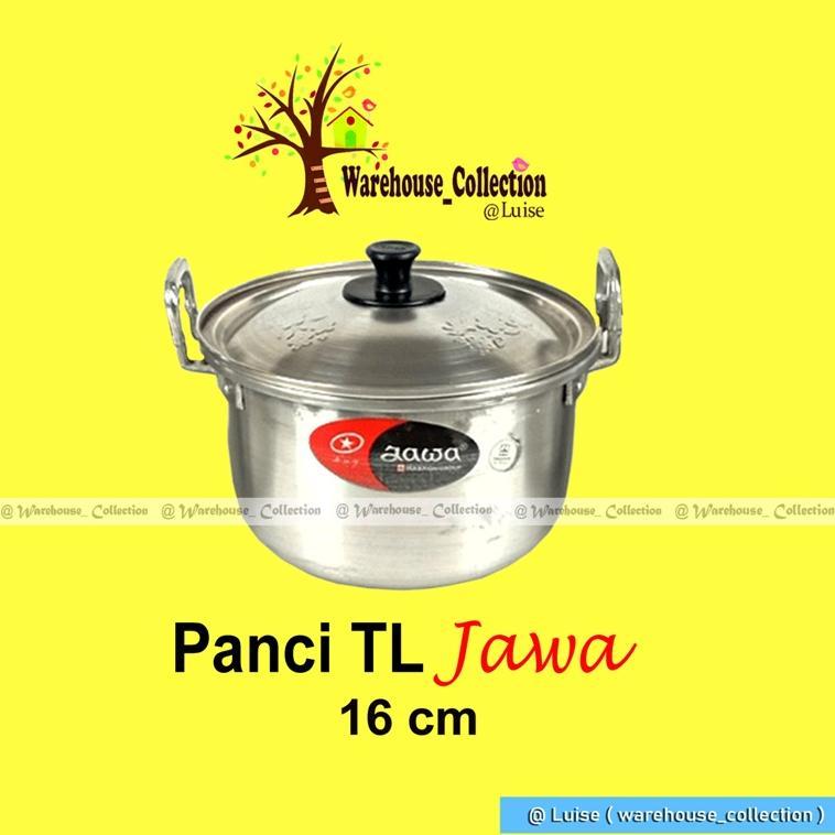 PANCI JAWA / PANCI RUMAHAN + TUTUP / PANCI ALUMINIUM / PANCI MASAK JAWA 16CM/ 18CM/ 20CM / 22CM/ 24C
