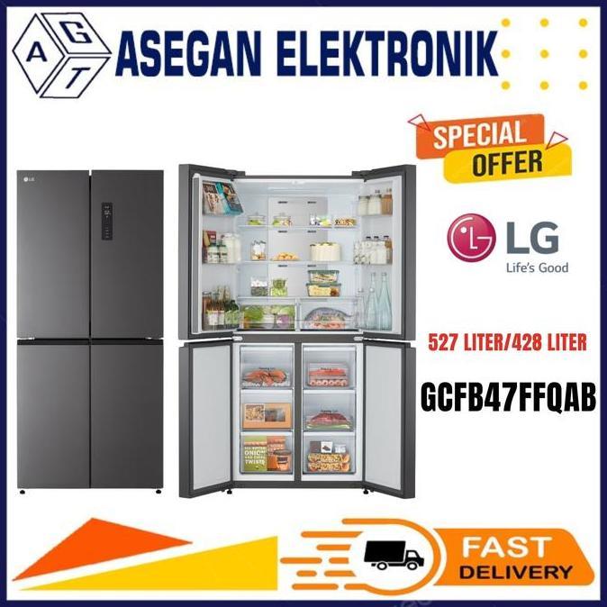 Kulkas LG GC-FB47FFQAB 4 Pintu French Door