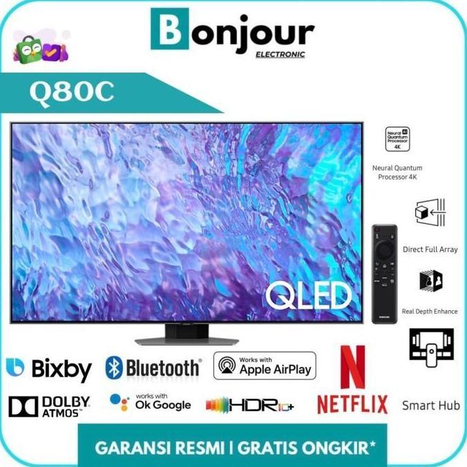 TV SAMSUNG QLED 50 Inch Q80 50" QLED 4K Samsung 50Q80C QA50Q80C