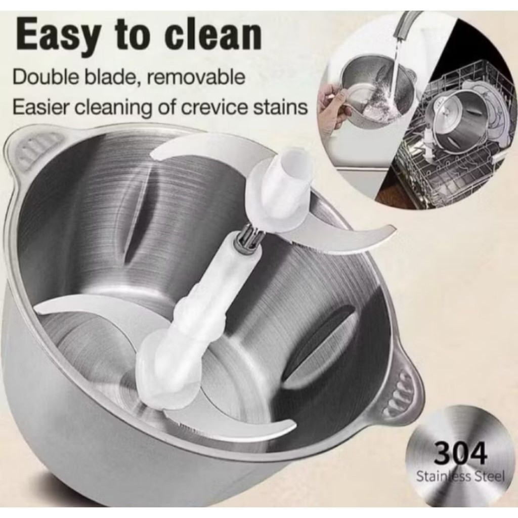 Philips Chopper Daging Dan Bumbu Original Blender Bumbu Dapur-Penggiling Daging