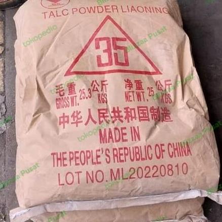TERLARIS - Talc Duco 25kg Talc Duco 1 Sak Talak Duko 25kg Sak Talek Duko Bubuk Talak Liaoning 25kg