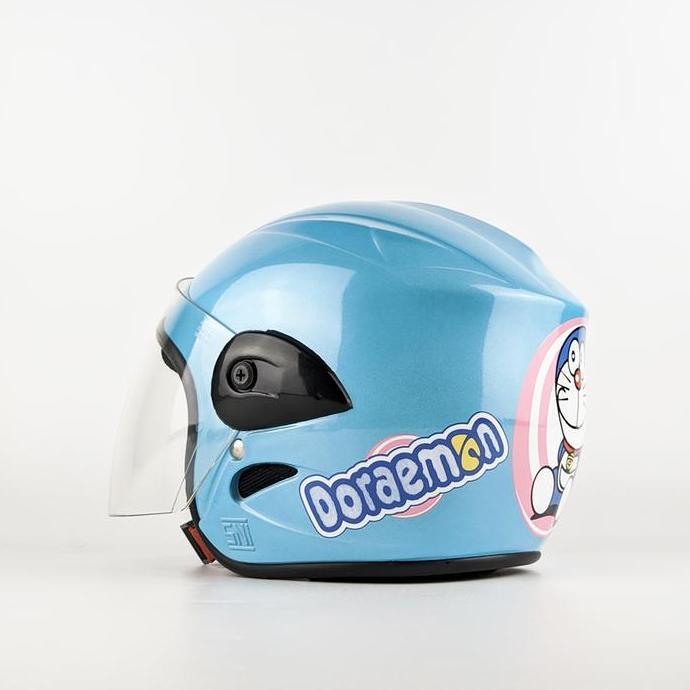 TERLARIS HELM ANAK KOP MOTIF DORAEMON SNI USIA 2 3 4 5 TAHUN