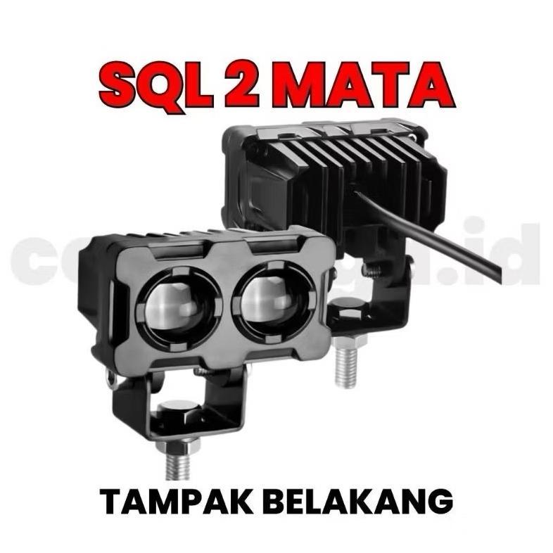 Limited Promo Lampu Tembak Sorot Led Laser 2 Mata Model Slim Lampu Sorot Led Lampu Tembak Sql 2 Mata
