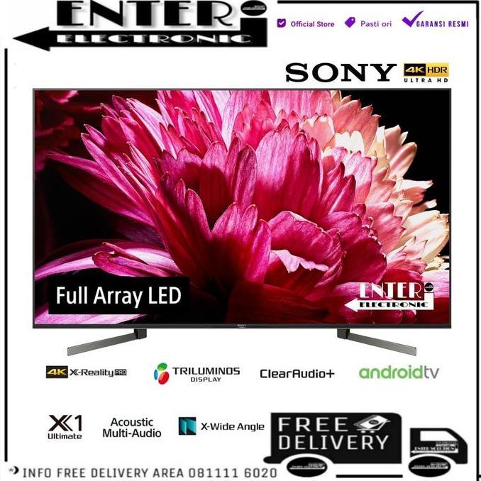 SONY LED TV 85X9500G - SMART TV LED 85 INCH ANDROID 4K SONY KD 85X9500