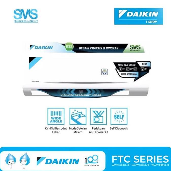 Daikin FTC15NV14 & RC15NV14 AC Thailand 1/2 PK STC15NV14 Garansi Resmi