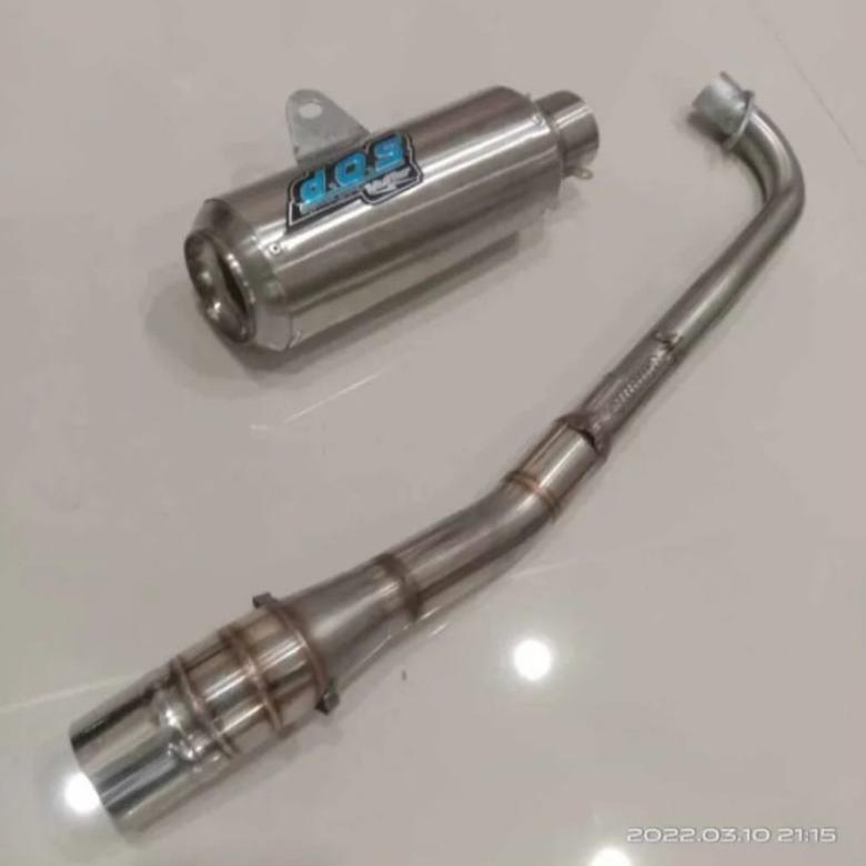 SANJAYAEMART KNALPOT DOS GP1 JUPITER SUPRA SMASH GRAND REVO SHOGUN SUPRA FIT JUPITER Z1 DLL ORIGINAL