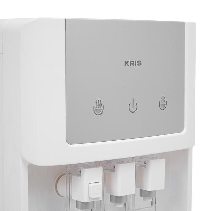 AZKO Kris Dispenser Air Bottom Loading Thermoelectric Cooling Dengan Roda - Putih Dispenser Galon Ba
