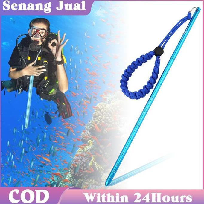 ODONTY Tongkat Selam Scuba Diving Pointer Selam Aluminium Alat Diving