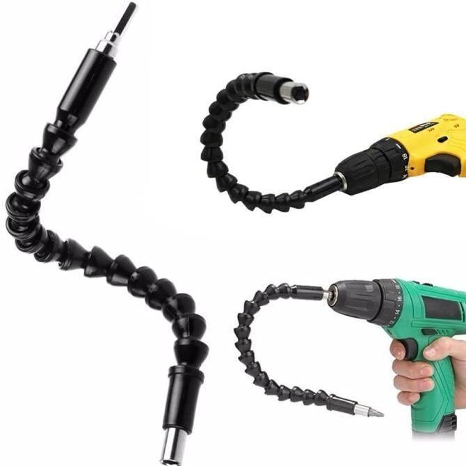 BIBULAS cordless flexible cable obeng extension kabel bor ekstensi fleksibel