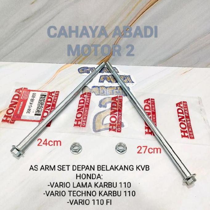 AS SWING ARM MOUNTING BODY SET DEPAN BELAKANG KVB HONDA VARIO OLD LAMA VARIO KARBU 110 VARIO TECHNO 