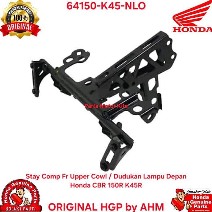 64150K45NL0 DUDUKAN LAMPU DEPAN HONDA CBR 150R K45R 2021-SEKARANG ORIGINAL HONDA AHM TERBAIK