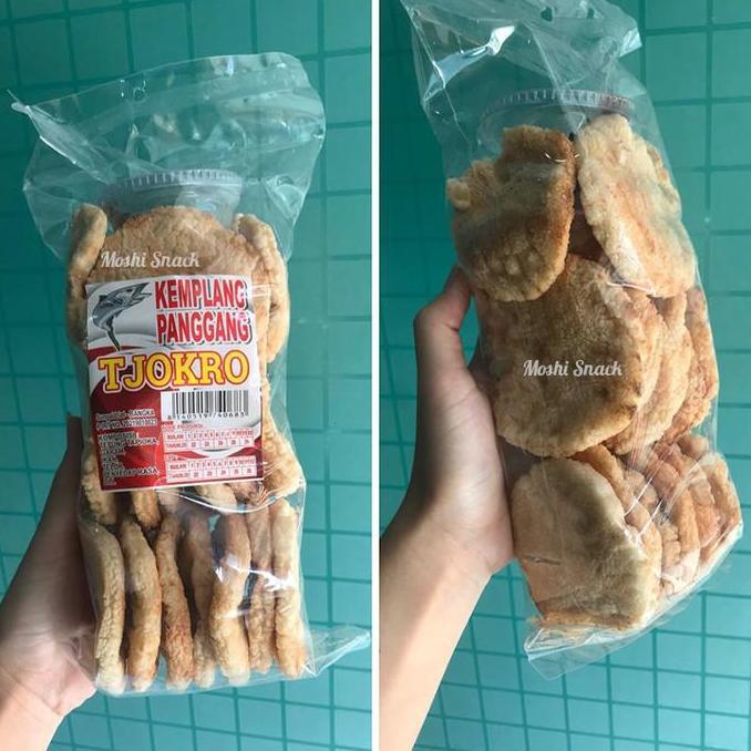 Kerupuk Kemplang Panggang Tjokro Asli Bangka / Krupuk Kemplang Bakar / Kemplang Tunu Sambal Terasi