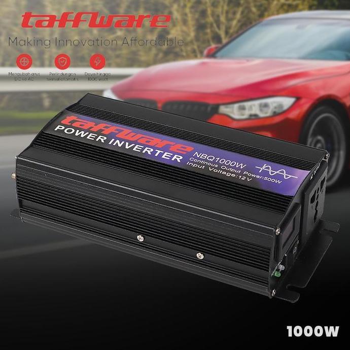 COLOCAS Taffware Car Power Inverter Pure Sine Wave DC 12V to AC220V 1000W 1600W 2000W 3000W - NBQ100