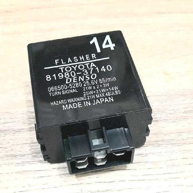 FLASHER SEN MOBIL DYNA/DUTRO 24 V KAKI.6 NO.PART 81980 -37140 DENSO HIGH QUALITY