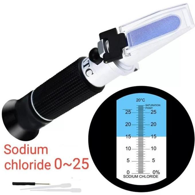 AKZYN Refractometer Sodium Chloride/ Alat ukur kadar Nacl / sodium chloride