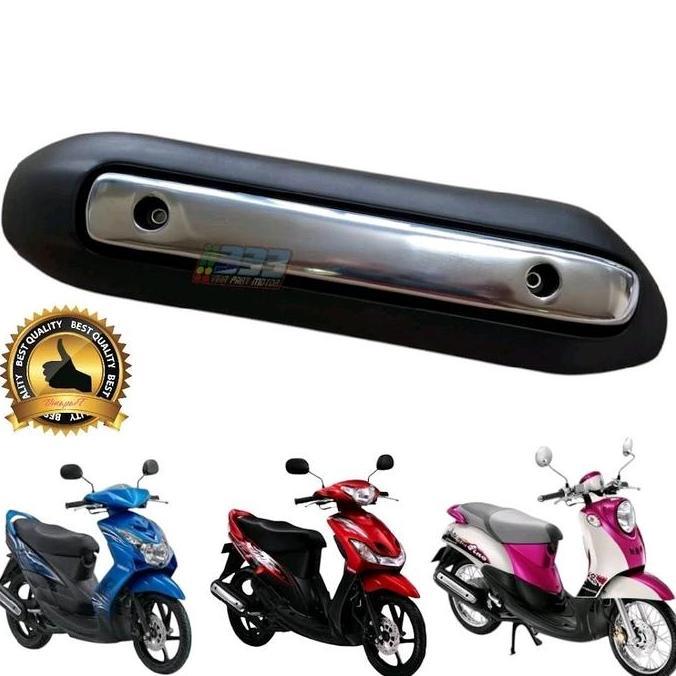 COVER KNALPOT MIO NEW MIO SMILE SOUL FINO KARBU PLAT STENLIS TERMURAH