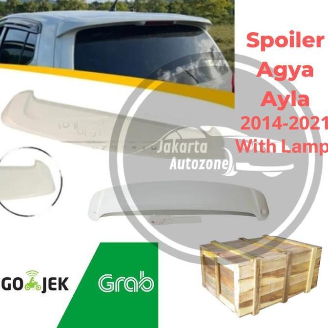 REAR SPOILER SAYAP BELAKANG BODY KIT PERODUA AXIA AGYA AYLA 2014-2021 BARU