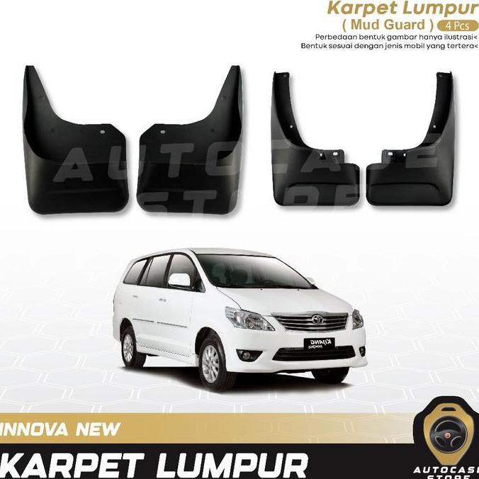 Karpet Lumpur Innova Old 2007-2015 1 Set 4Pcs Depan Belakang Pnp Aksesoris Mobil Murah