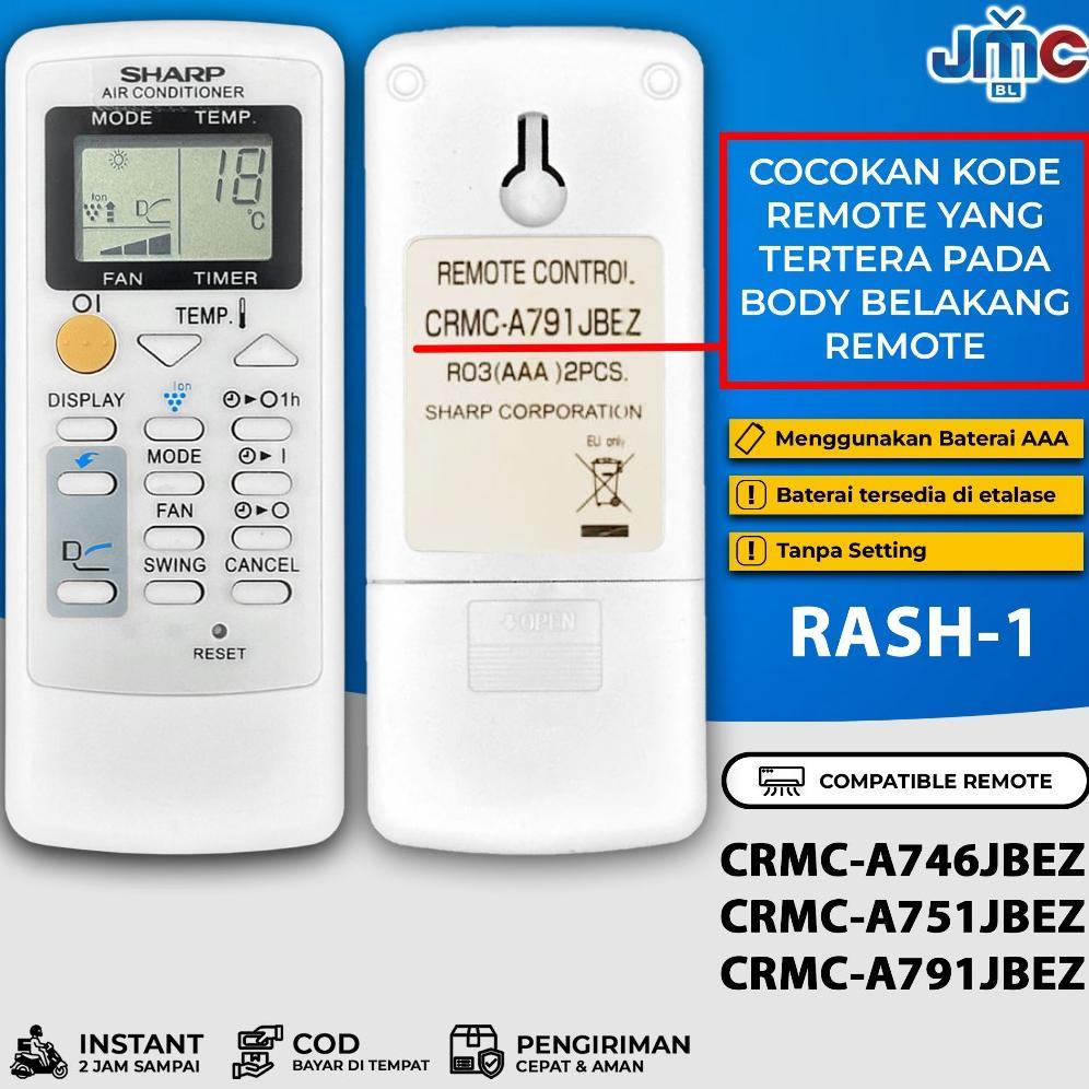 VELZASHOP REMOTE AC SHARP CRMC-A746JBEZ CRMC-A751JBEZ CRMC-A791JBEZ CRMC-793JBEZ CRMC-A790JBEZ CRMC-