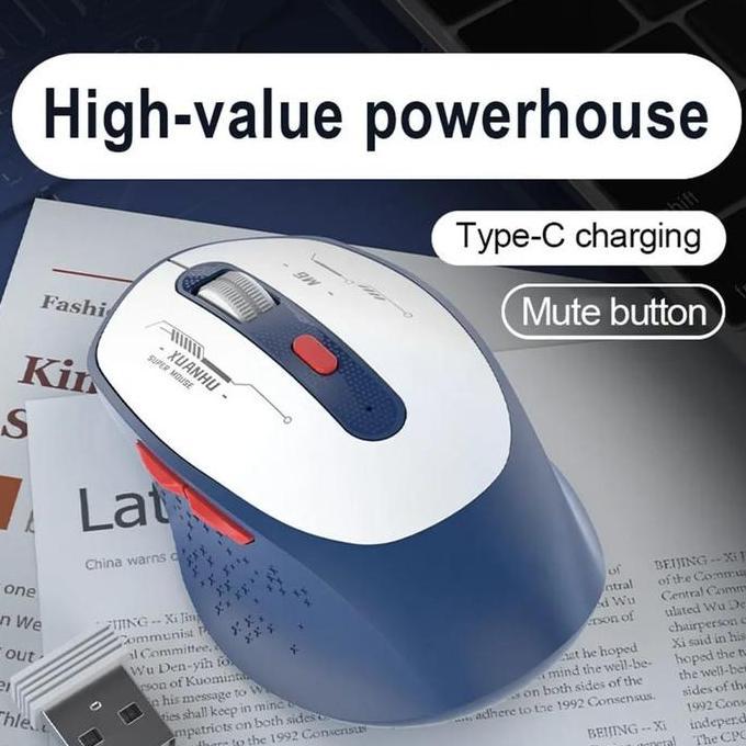 Giocare- Mouse Gaming M6 - Mouse Gaming Wireless Bluetooth - Charging Type C