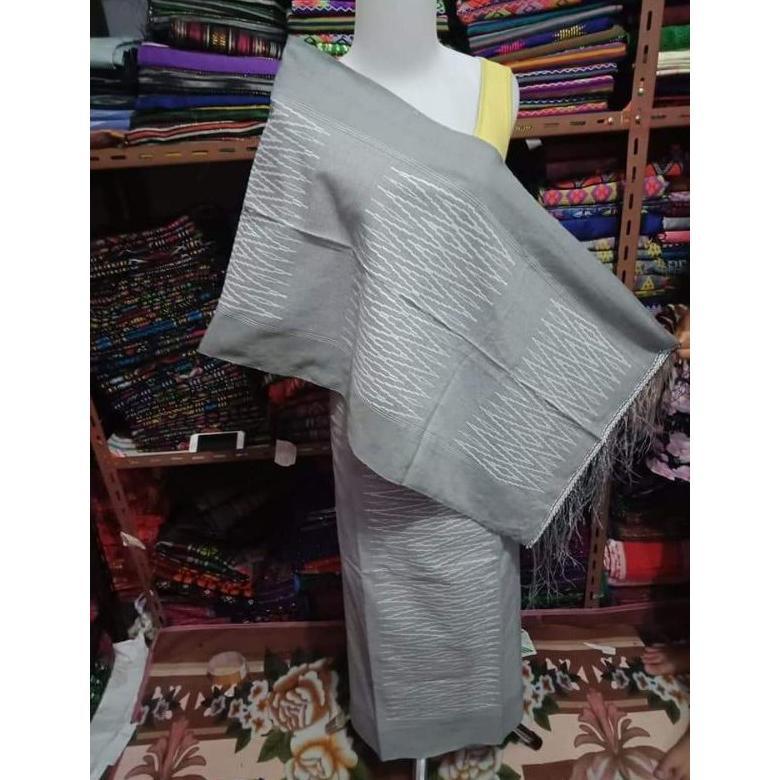 Diskont Songket Sibolang Rasta Premium Set Sarung Dan Selendang