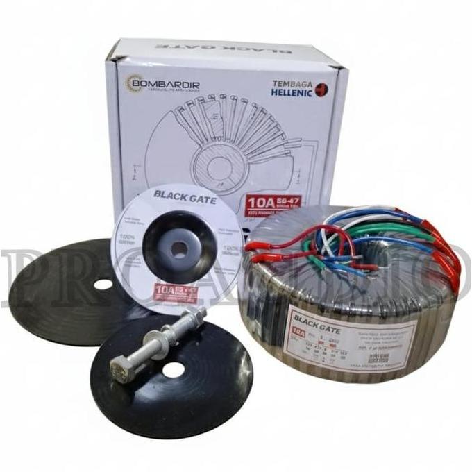 HARGA DISC - Trafo Donat Toroid BLACKGATE 10A 47V CT 10 A 47 V Original