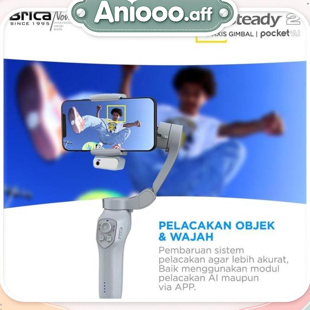 Brica B-Steady 2 Pocket Ai Gimbal 3 Axis Gimbal - B-Steady 2 Pocket Ai