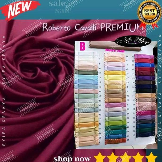 ROBERTO CAVALLI - Kain Roberto Cavali Premium - Bahan Roberto Cavali, Bahan Dress/Bridesmaid/Furing