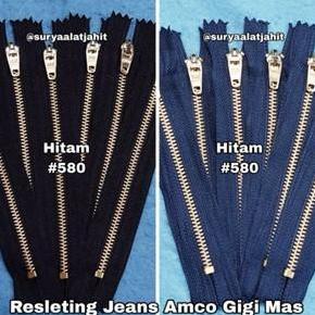 Resleting jeans Amco 6in gold MBC-402598 S Atl rp.41.800/12pcs