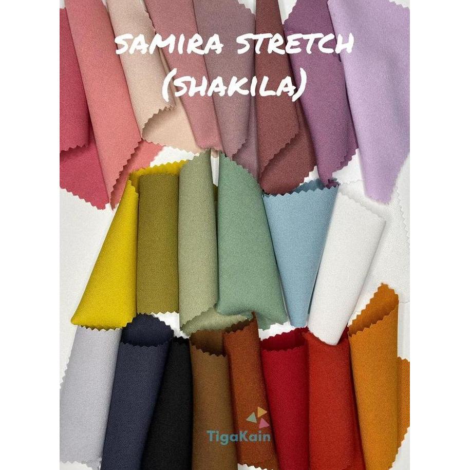 1 Meter Kain Samira Stretch/ Shakila