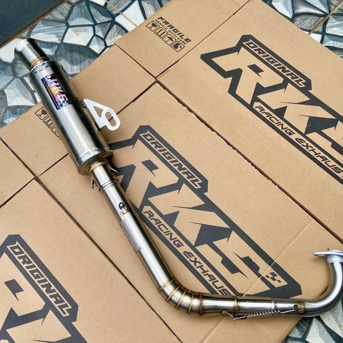Knalpot Salemba TITAN Ceklis Original RKS Racing Exhaust PNP Untuk Aerox N max New Vario 125 150 old